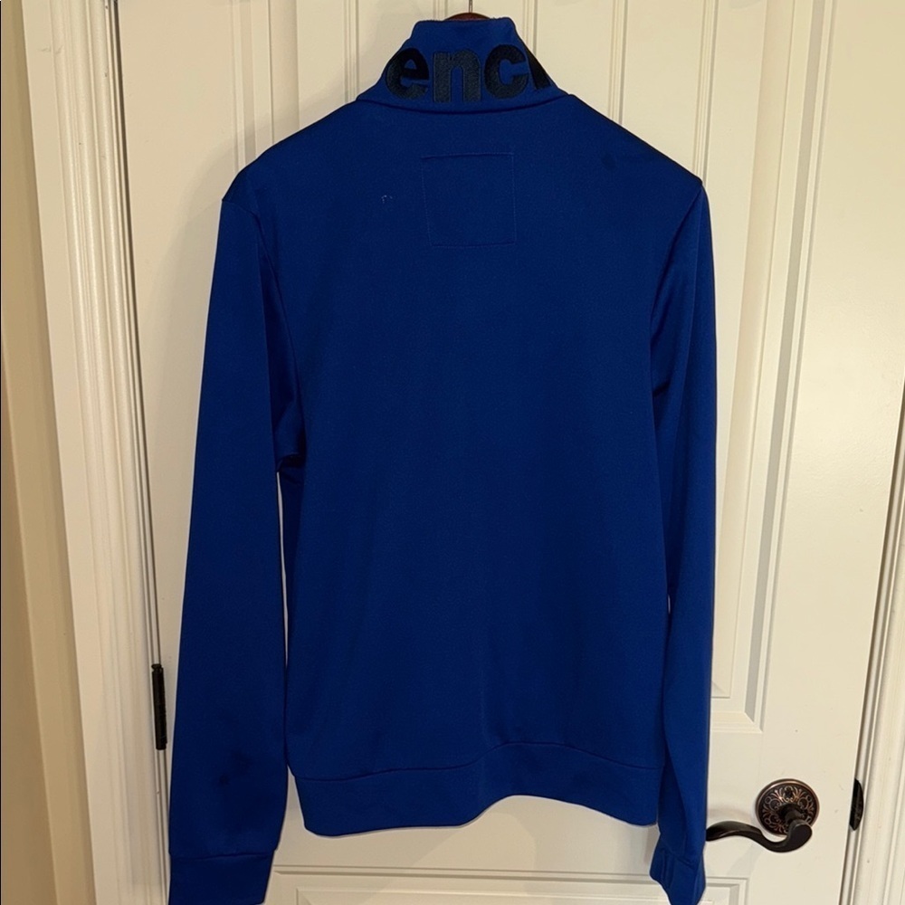 Bench Blue Zip Up Sweater with Standing Collar Men's Size M - Picture 2 of 11